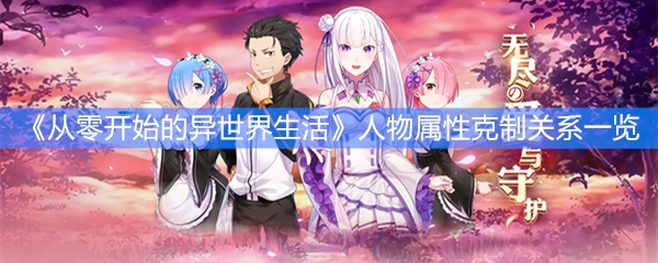 《从零开始的异世界生活》人物属性克制关系一览