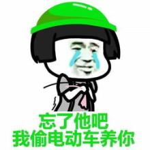 《抖音》忘了他吧我偷电瓶车养你表情包