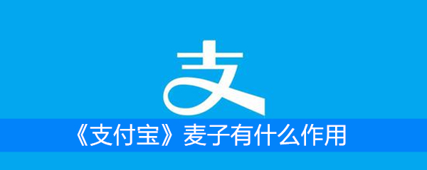 《支付宝》麦子有什么作用