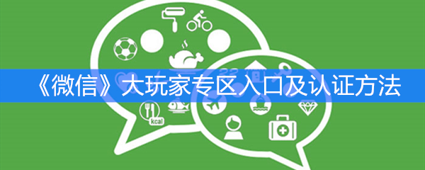 《微信》大玩家专区入口及认证方法