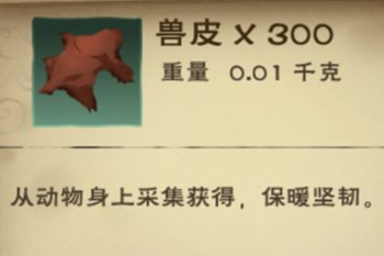 《创造与魔法》兽皮作用分析