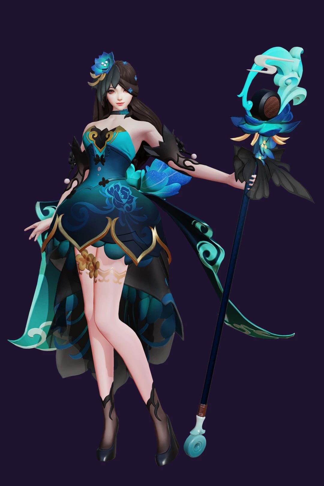 《王者荣耀》王昭君偶像歌手星元皮肤夜静幽香特效一览