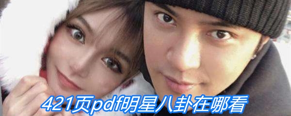 421页pdf明星八卦在哪看