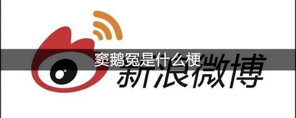 窦鹅冤是什么梗