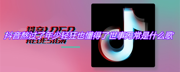 抖音熬过了年少轻狂也懂得了世事无常是什么歌