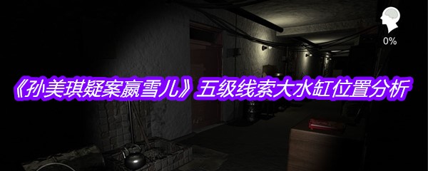 《孙美琪疑案嬴雪儿》五级线索大水缸位置分析