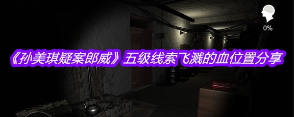 《孙美琪疑案郎威》五级线索飞溅的血位置分享