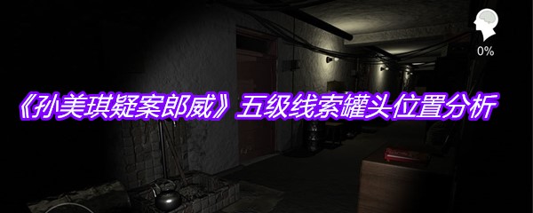 《孙美琪疑案郎威》五级线索罐头位置分析