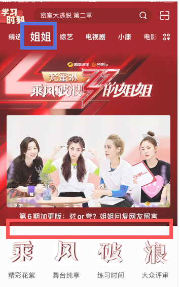 《乘风破浪的姐姐》冲浪榜投票通道
