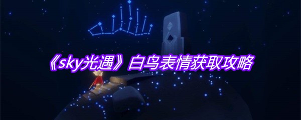 《sky光遇》白鸟表情获取攻略
