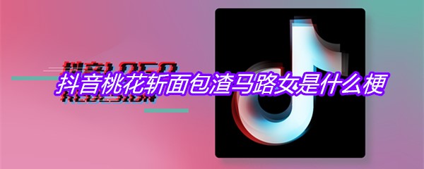 抖音桃花斩面包渣马路女是什么梗