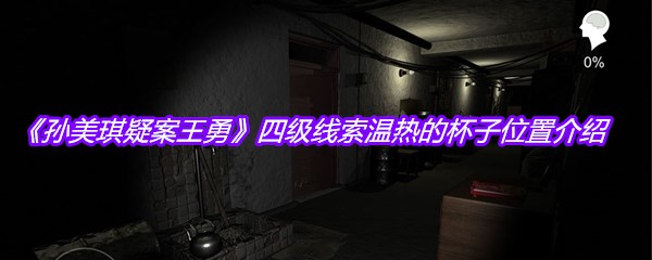 《孙美琪疑案王勇》四级线索温热的杯子位置介绍