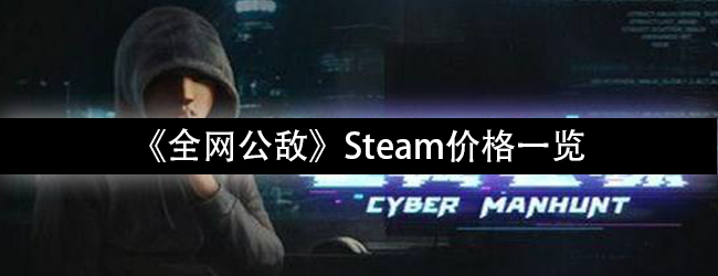 《全网公敌》新手指南steam售价一览