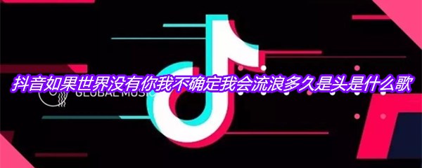 抖音如果世界没有你我不确定我会流浪多久是头是什么歌