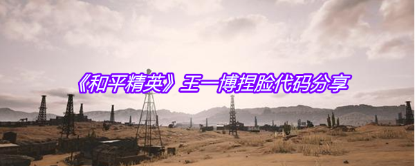 《和平精英》王一博捏脸代码分享