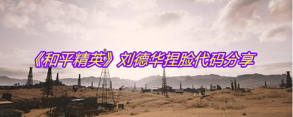 《和平精英》刘德华捏脸代码分享