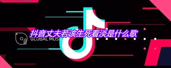 抖音丈夫若该生死看淡是什么歌