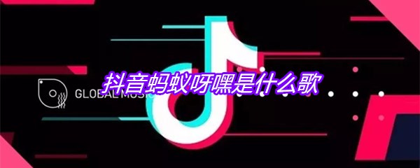 抖音蚂蚁呀嘿是什么歌