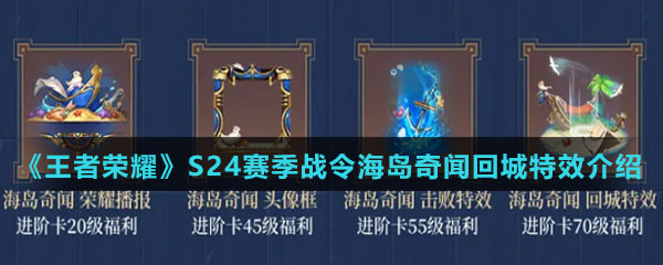 《王者荣耀》S24赛季战令海岛奇闻回城特效介绍