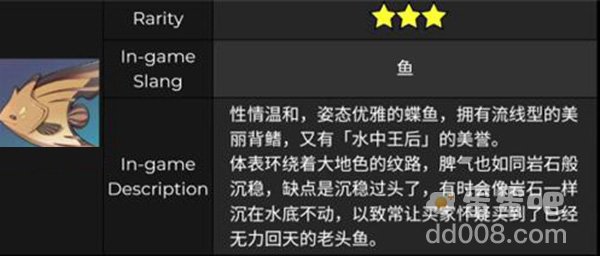 《原神》流纹褐蝶鱼分布位置介绍