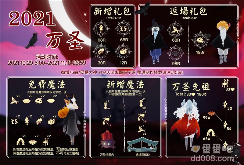 《光遇》万圣节活动兑换图介绍