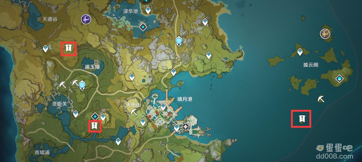 《原神》璃月地灵龛位置分享