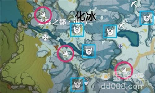《原神》雪狐分布位置分享