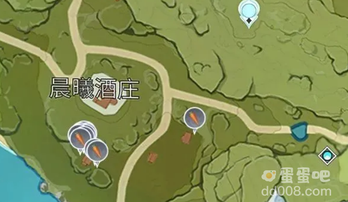 《原神》胡萝卜分布位置分享