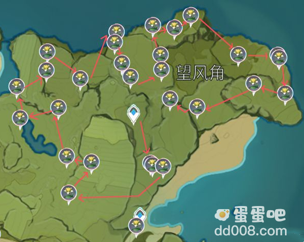 《原神》甜甜花分布位置分享
