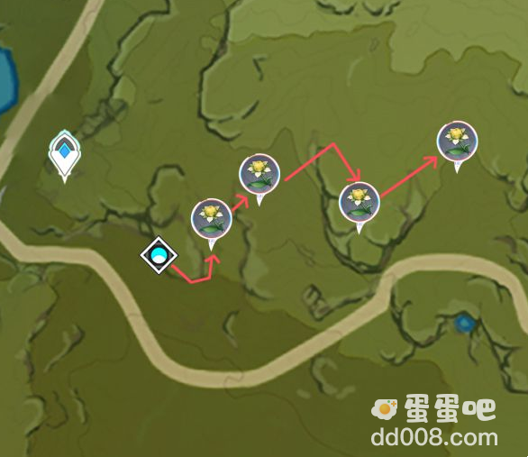 《原神》甜甜花分布位置分享