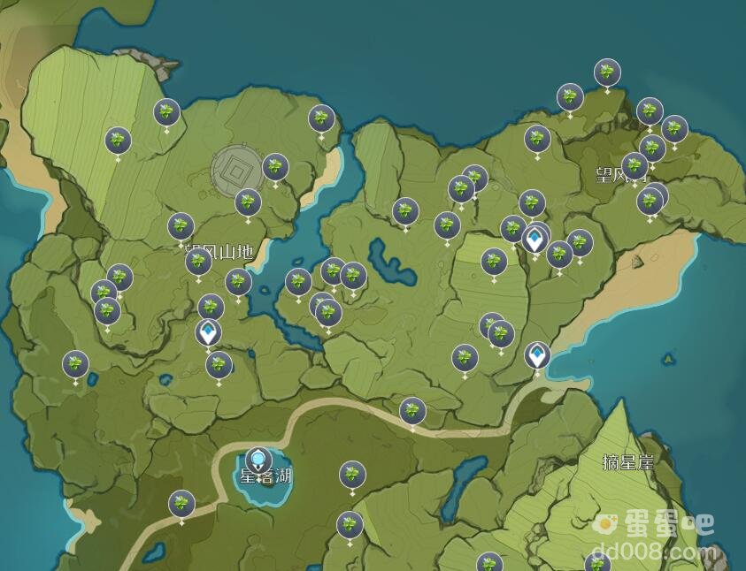 《原神》薄荷分布位置分享