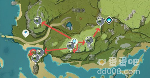 《原神》清心采集点位置分享