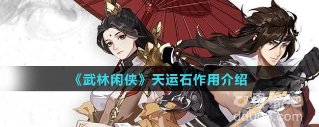 《武林闲侠》天运石作用介绍
