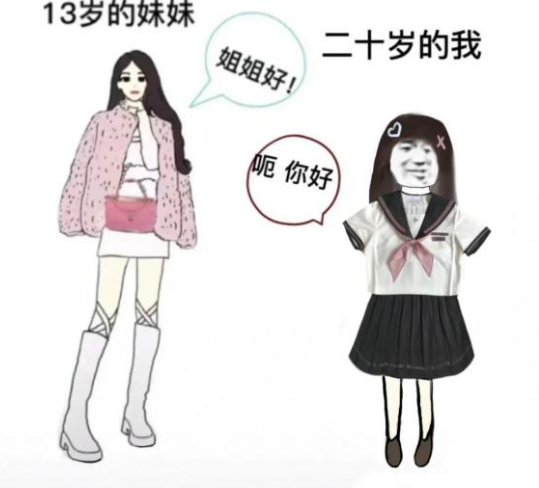 13岁的妹妹表情包大全