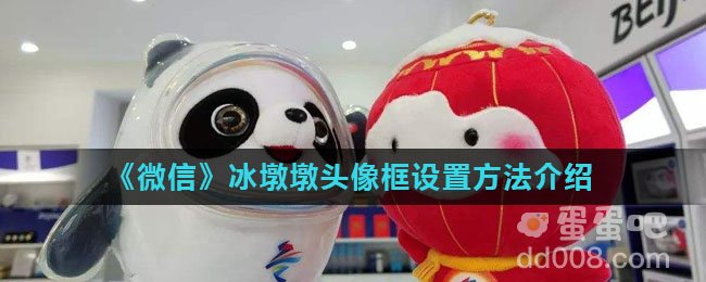 《微信》冰墩墩头像框设置方法介绍