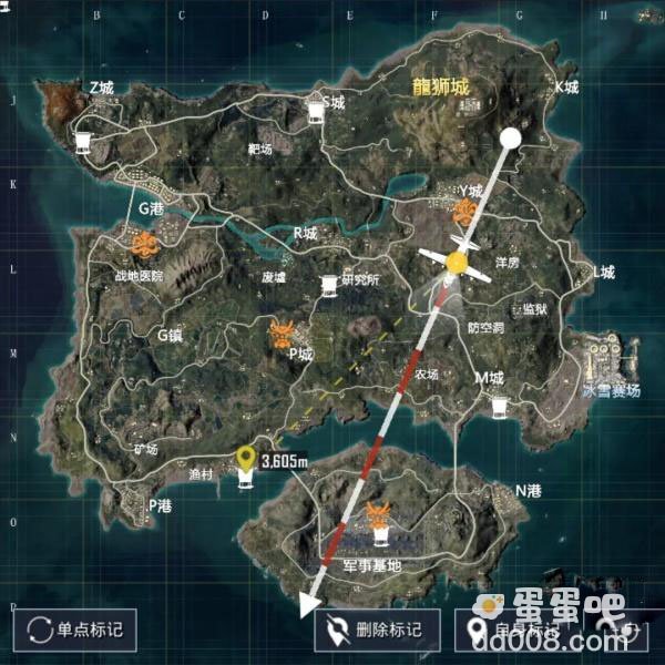 《和平精英》元宵节花灯游船位置分享