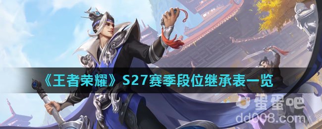 《王者荣耀》S27赛季段位继承表一览