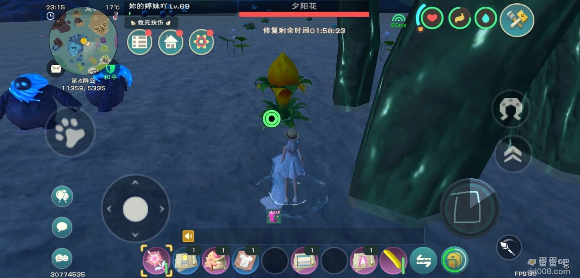 《创造与魔法》夕阳花位置分享