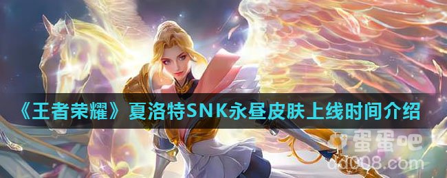 《王者荣耀》夏洛特SNK永昼皮肤上线时间介绍