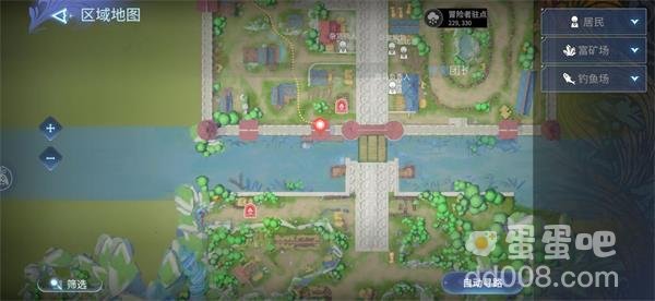《风色幻想命运传说》大世界钓鱼点位置分享