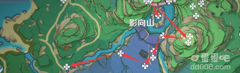 《原神》绯樱绣球位置分享