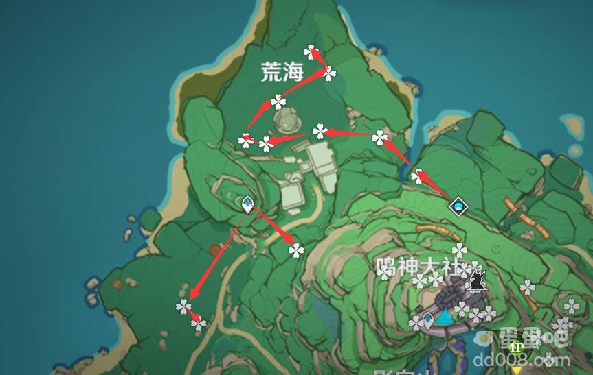 《原神》绯樱绣球位置分享