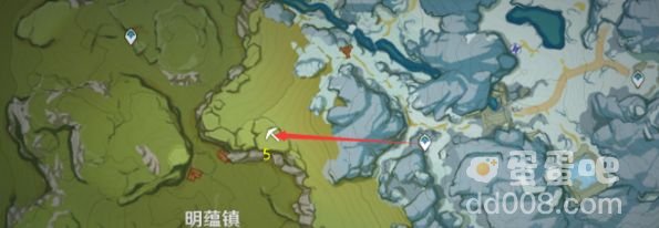 《原神》白铁矿分布位置分享