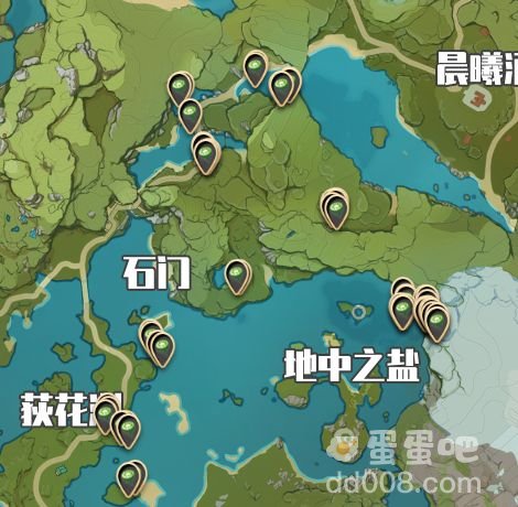 《原神》莲蓬采集地点分享