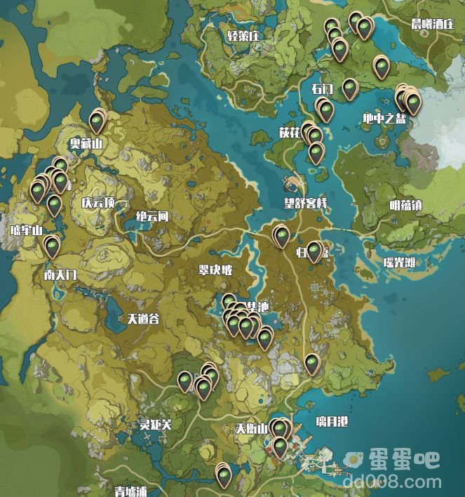《原神》莲蓬采集地点分享