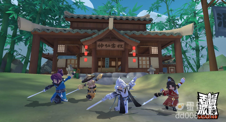 《香肠派对》全新改版『武林大会』飒爽登场！这次让你笑闹江湖，成为肠林至尊