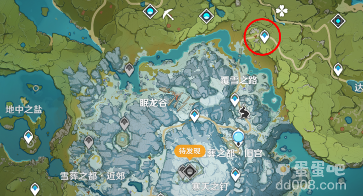 《原神》龙脊雪山铁匠铺位置分享