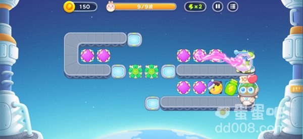 《保卫萝卜4》太空穿越通关攻略