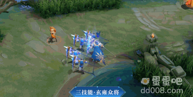 《王者荣耀》蒙恬蔚蓝守将皮肤技能特效介绍