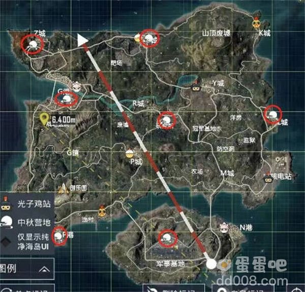 《和平精英》2022中秋打卡点位置大全